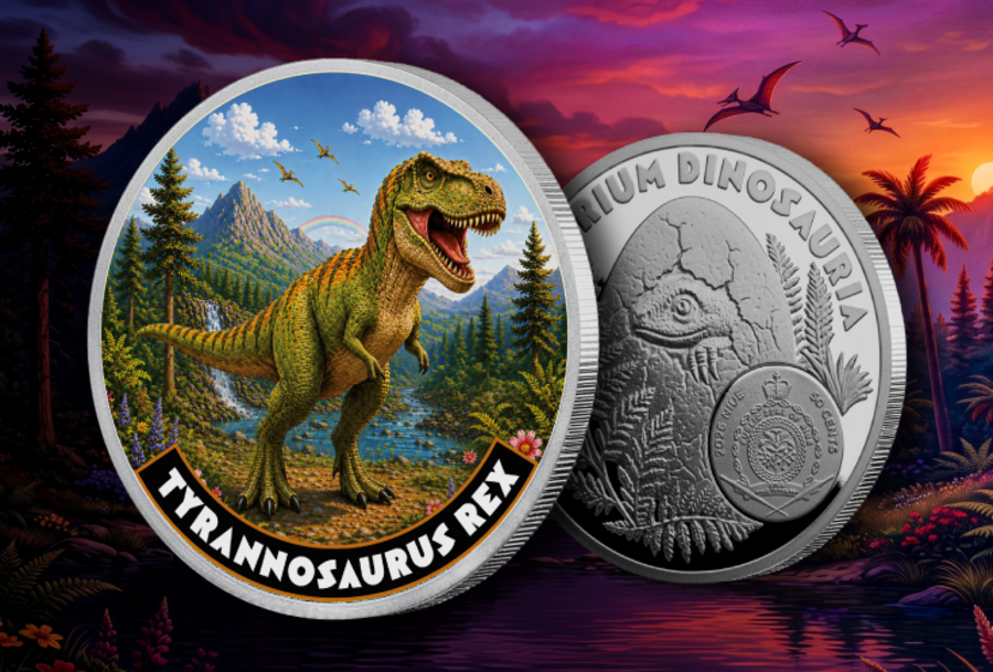 Legendárny kráľ dinosaurov Tyrannosaurus rex v neobvyklej zberateľskej podobe
