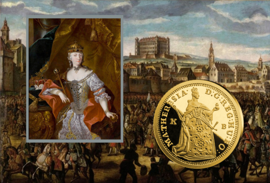 Dukát Márie Terézie z roku 1741: najtvrdšia mena strednej Európy z Kremnice