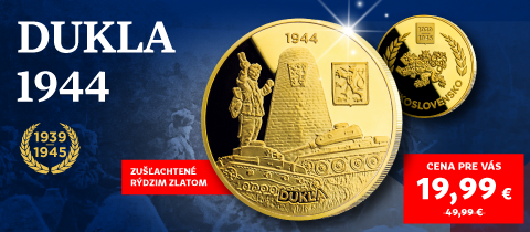 Limitovaná pamätná razba zušľachtená rýdzim zlatom.