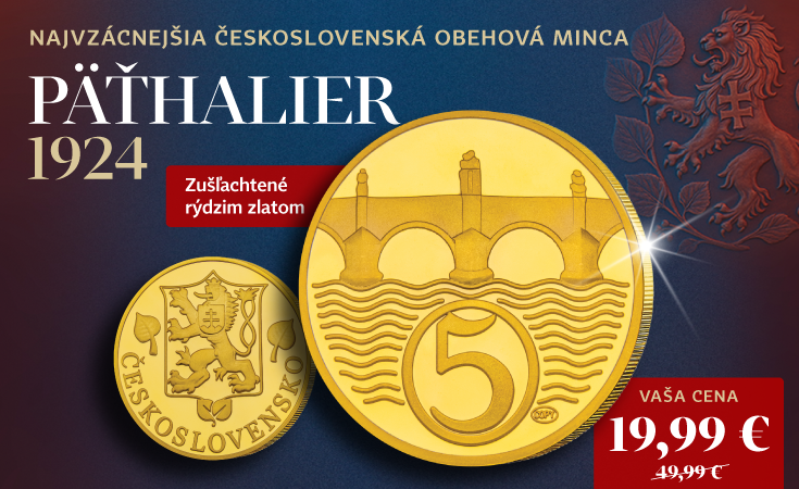 Najvzácnejšia československá obehová minca – Päťhalier 1924