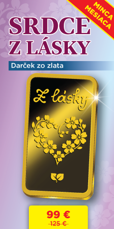 Srdce z lásky  – oficiálna minca z rýdzeho zlata