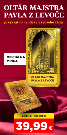 Oltár Majstra Pavla z Levoče na tehličke z rýdzeho zlata