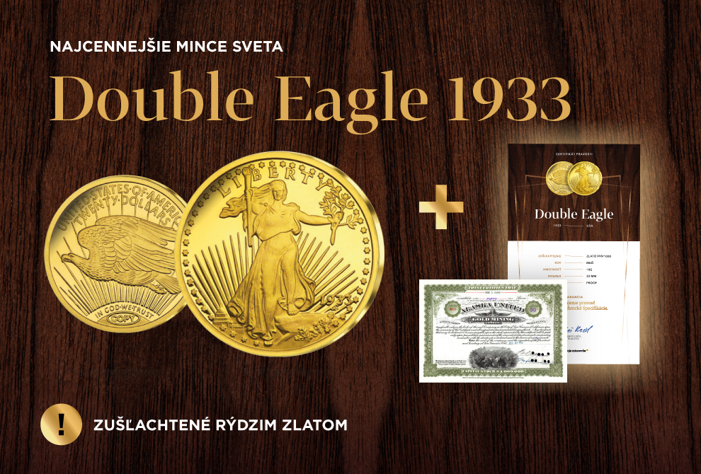 SREP Najvzácnejšie zlaté mince sveta - Double Eagle - 7025