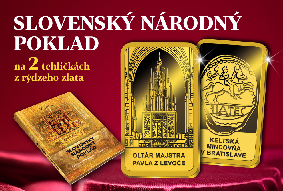 7086 - SSNPAU 2+22 tehličiek, Oltár Majstra Pavla+Keltská mincovňa+album