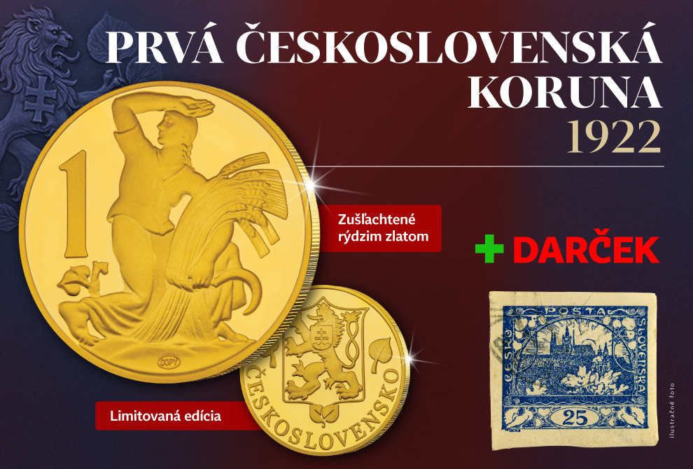 7095 - SCCBM7 - 1 koruna 1922 - komplet