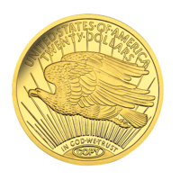 Double Eagle 1933 - pamätná razba z 1/10 unce rýdzeho zlata