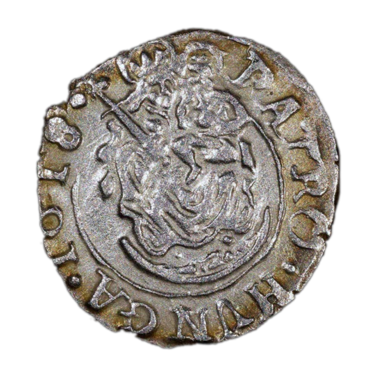 Denár Mateja II. Habsburského, strieborná historická minca