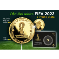 Fifa World Cup 2022 - Katar, zlatá minca 0,5 g