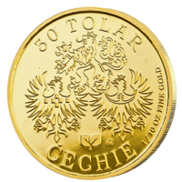 August 1968 - zlatá pamätná razba - 1/10 oz, Proof