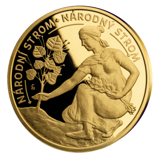 Národný strom - zlatá medaile, 2 g, Proof