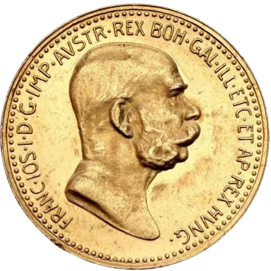 František Josef I. Zlatá desaťkoruna