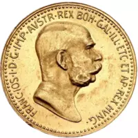 František Josef I. Zlatá desaťkoruna