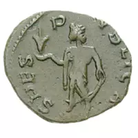 Set originálnych rímskych a byzantských mincí uložených v mešci