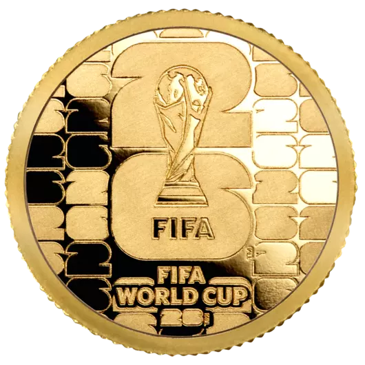 FIFA World Cup 2026™ - oficiálna minca z rýdzeho zlata