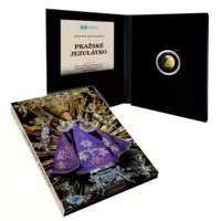 Pražské Jezuliatko – pamätná minca z rýdzeho zlata, Proof-like