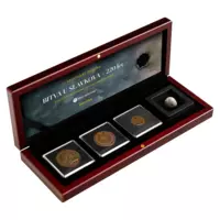 Bitka pri Slavkove – Luxusná sada mincí a guľky z muškety