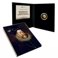 Rudolf II. Korunovácia českým kráľom - pamätná minca z rýdzeho zlata