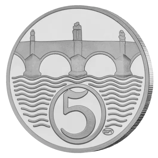 5halier 1924 - v čistom razobnom lesku + certifikát, album, darček