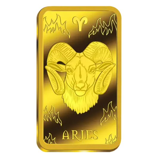 Znamenie Baran 2026 darčeková tehlička z rýdzeho zlata Proof