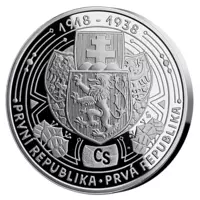 Prezident Edvard Beneš - Oficiálna razba z rýdzeho striebra