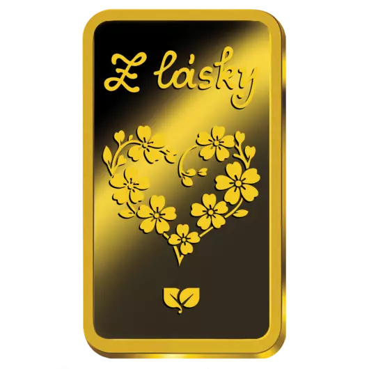 Z lásky – pamätná minca v podobe tehličky z rýdzeho zlata