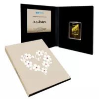 Z lásky – pamätná minca v podobe tehličky z rýdzeho zlata