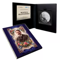 Matica slovenská - Oficiálna razba z rýdzeho striebra
