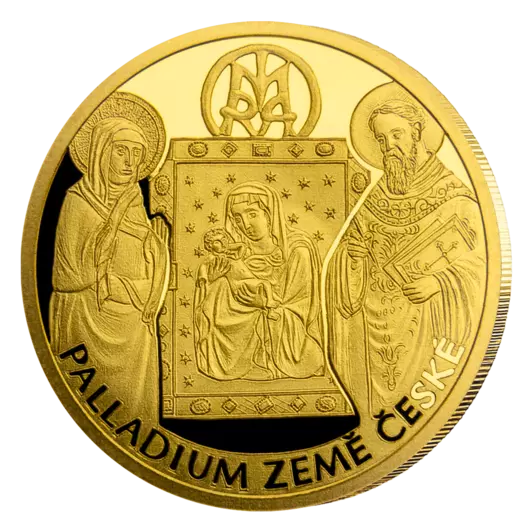 Palladium země české - pamätná minca z rýdzeho zlata