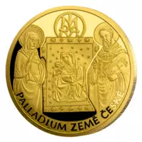 Palladium země české - pamätná minca z rýdzeho zlata