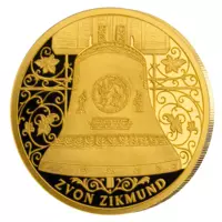 Zvon Zikmund – pamätná minca z 1,2 g rýdzeho zlata, Proof-like