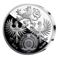 Exkluzívna strieborná minca Bohemia – Moravia – Silesia, 500 g Proof