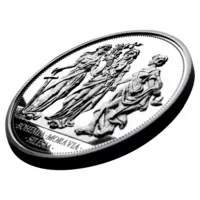 Exkluzívna strieborná minca Bohemia – Moravia – Silesia, 500 g Proof